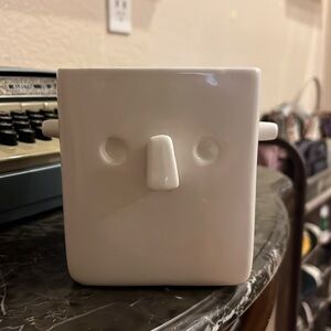 Ceramic Face Glasses Holder and Plant Pot